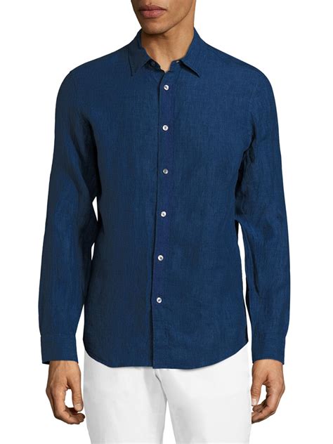 michael kors linen suit|michael kors button up shirts.